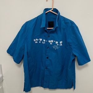 Givenchy Button Up Box Shirt